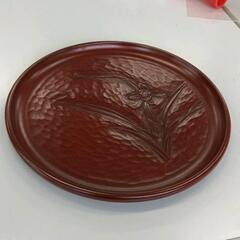 未使用品　鎌倉彫　お盆　丸盆　アンティーク　昭和レトロ Amazon.co.jp: 品 鎌倉彫 お盆 丸盆 アンティーク 昭和レトロ