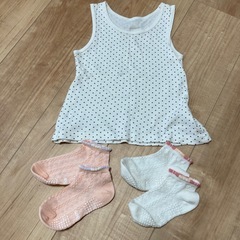 肌着とくつしたのセット