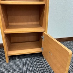 可愛い収納本棚ブックシェルフの画像
