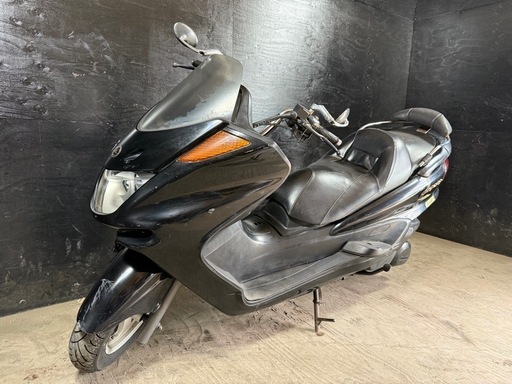 ★支払総額4.0万円★激安原付続々入荷中！ 野田納車可能です！ヤマハ マジェスティC 黒 SG03J　 社外マフラー！ タンデムバー！ 4スト、集中キー！