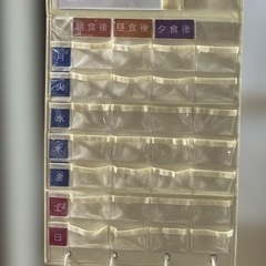 【6月末で処分】薬管理ポケット 
