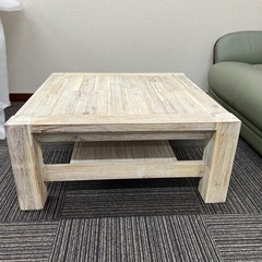 センターテーブルローテーブル74×74×33正方形リビングの画像