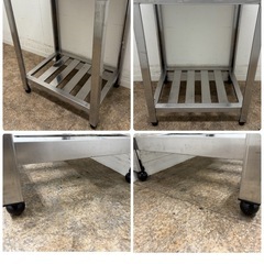 ステンレス　業務用　作業台　厨房　飲食店　W６００ｘD4５０ｘH８００ｍｍの画像