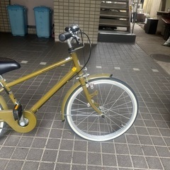子供用自転車　20インチ　鍵付き、ギア無し、ライト無し　の画像