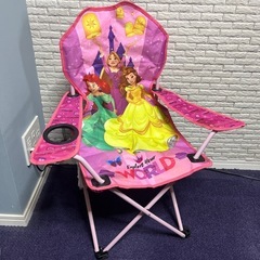 ディズニープリンセス　折りたたみイス