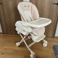 【コンビ】ハイローチェア　テーブル　クッション2枚付き　レミニスS