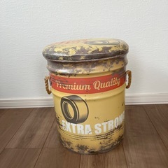 アメリカン　スツール缶
