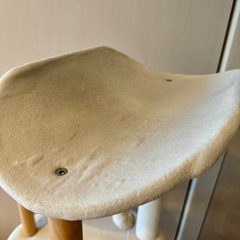 【美品】木製キャットタワー　ベージュの画像