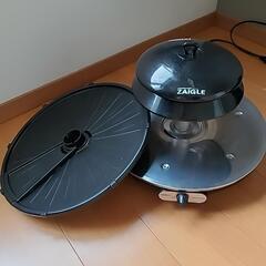 ZAIGLE/ザイグル　遠赤外線ホットプレート　40㎝　高さ調整あり　ブラックの画像