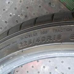 ダンロップ SP SPORT MAXX 225/40R18 4本 2021年製 直接取引可 着払いの画像