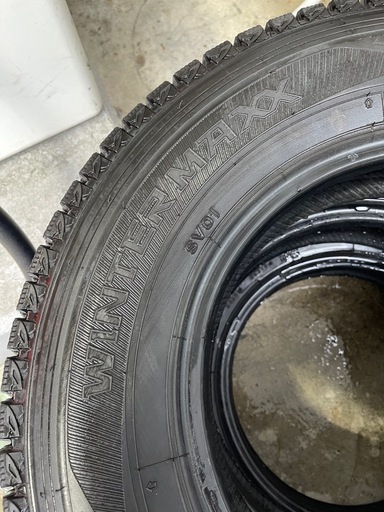 DUNLOP ダンロップ WINTER MAXX ウインターマックス スタッドレス 165R13 6PR 室内保管品 バリ溝