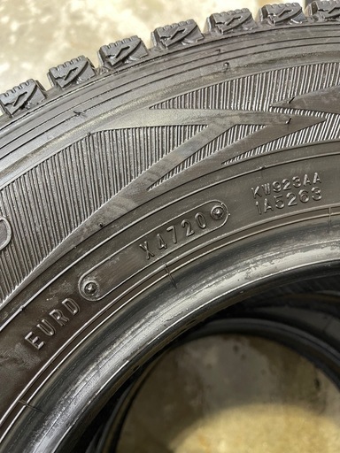 DUNLOP ダンロップ WINTER MAXX ウインターマックス スタッドレス 165R13 6PR 室内保管品 バリ溝