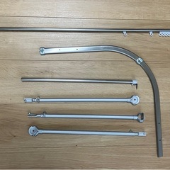 天井吊りコーナーカーテンレール