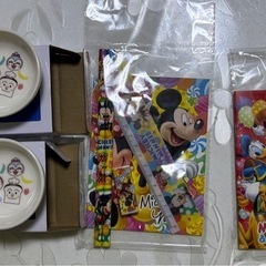 子供お皿と文房具（未使用品）