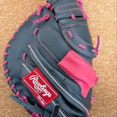 [美品]キャッチャーミットソフトボールの画像