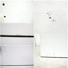 2段引出付きボックス　キューブボックス　約35㎝角奥行31㎝　収納　小物入れ　卓上　整理箪笥　カラーボックス　ホワイト　白の画像