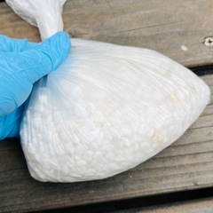 水槽用の砂利 （白）+水槽用ブラシ 