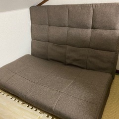 ソファーベッド　幅100cm 2人掛け 
