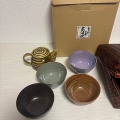 手ぎわ工房 茶漬碗 急須 セット 新品の画像