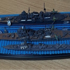 軍艦プラモデルの画像
