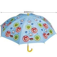 子供用 日傘 55cm まいぜんシスターズ  小学生 ワンタッチジャンプ式 UVカット 晴雨兼用傘 熱中症対策の画像