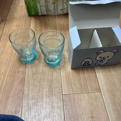 ガラスコップ　リラックマ