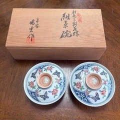 京焼　清水焼　瑞光　平安瑞光　蓋付き茶碗＋たち吉　中鉢　