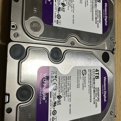 WD 4TB パープル2台
