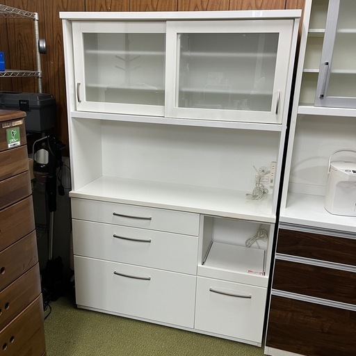 【値下げしました】北海道  帯広  食器棚  キッチンボード  リビングボード  家具  収納家具  キャビネット  モノココ  モノココ帯広店 北海道 帯広 キッチンボード 食器棚 家具 収納家具 キッチン収納