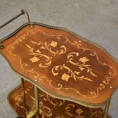 ヤ取終了6/6】≪zyt2187ジ≫ アンティーク調 サービスワゴン