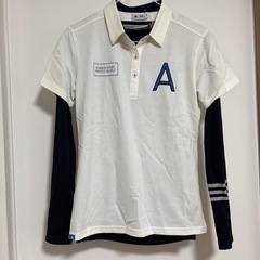 アディダス　インナー付きポロシャツ