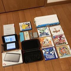 ニンテンドー3DS LL本体 取扱説明書／箱付きとゲームソフト７...