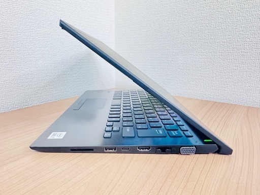 逆輸入 美品Vaio Pro第10世代Core i7メモリ16GB MS office付 (Net nook Windowsノート本体