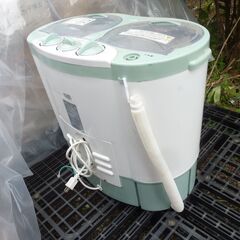 ALUMIS　アルミス　2槽式小型自動洗濯機 【NEW 晴晴】 脱水機能搭載 　AHB-02　欠品有の画像