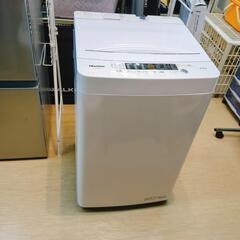 Hisense ハイセンス 全自動洗濯機 HW-K45E  4.5kg 2022年製 動作確認済み【こちらは店舗です。浜村鹿野温泉ICから3分 買取本舗 宮本リサイクル 営業時間9～19時 定休日水曜のみ←連絡できませんm(_ _)m】の画像