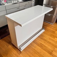 ニトリ　バーカウンター　120 収納付き