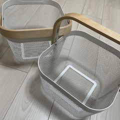IKEA リーサトルプ2個セット　かご