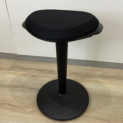 山善 ポールスタイル昇降チェア HPSC-55 ブラック 中古品の画像