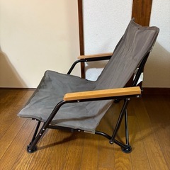 バンドック　焚き火チェア　カーキ
の画像
