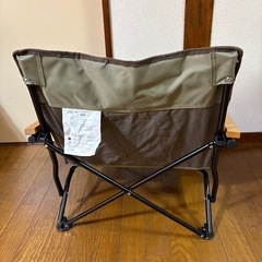 バンドック　焚き火チェア　カーキ
の画像