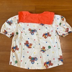 クマ柄 半袖シャツ ブラウス110 韓国子供服の画像