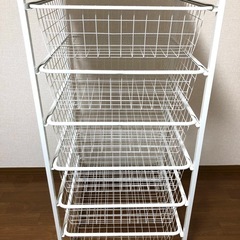 IKEA 大型 ワイヤー シェルフ 収納棚 ヨナクセル 
シンプルの画像