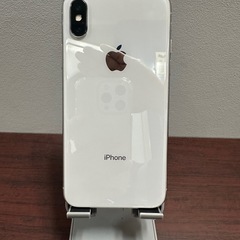 【バッテリー
交換済】SIMフリー iPhone X 64GB シルバー 動作良好！の画像