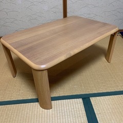[美品]折りたたみテーブル/座卓　不二貿易