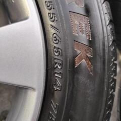 4本セット🌈14インチタイヤホイール🌈155/65R14 75Tの画像