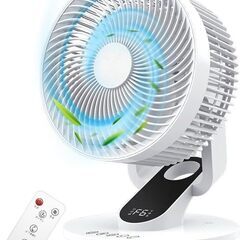 サーキュレーター 極静音 【全新モデル 節電＆猛暑対策＆360度...