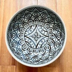 【使用回数低】松峰窯　花紋　中鉢  和皿　