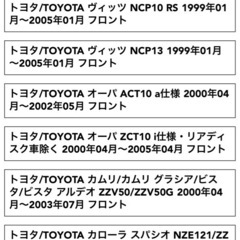 NTB フロントブレーキパッド　bB セリカ　シエンタ　プリウスなどの画像