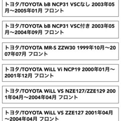 NTB フロントブレーキパッド　bB セリカ　シエンタ　プリウスなどの画像
