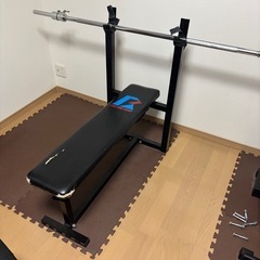 ベンチプレス台　シャフト付
